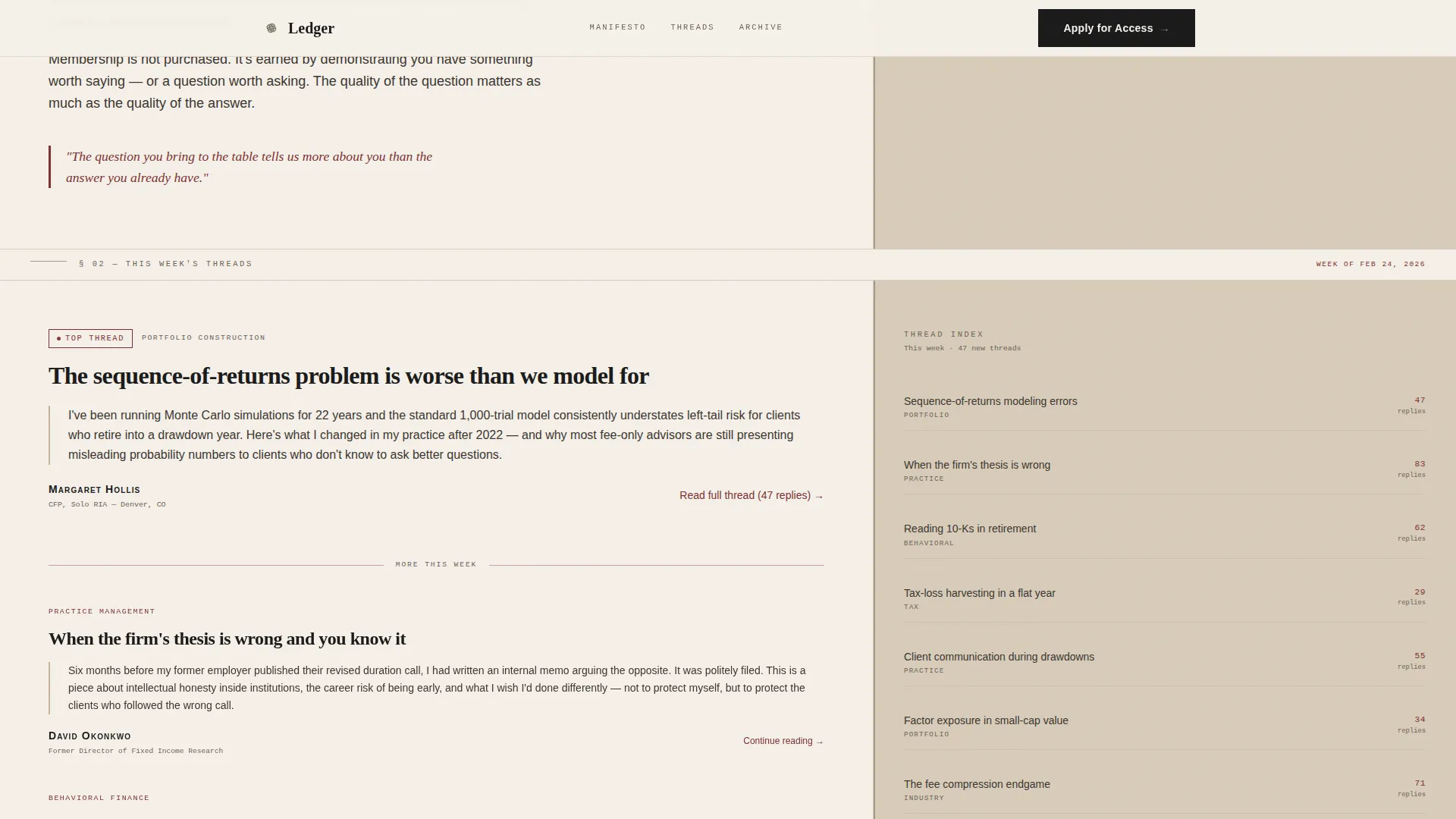 Financial Services Blog & Media Careers Website Template