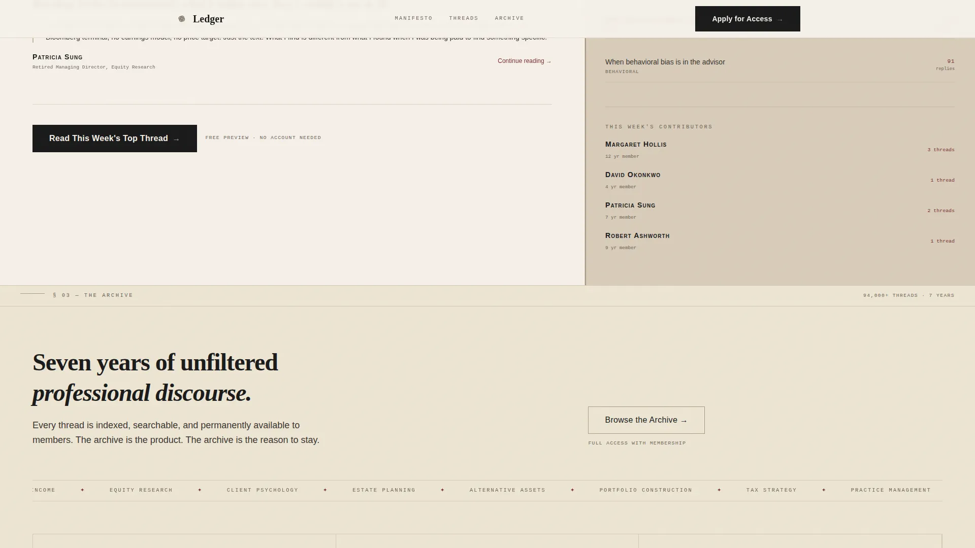 Financial Services Blog & Media Careers Website Template