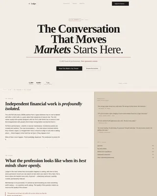 Financial Services Blog & Media Careers Website Template