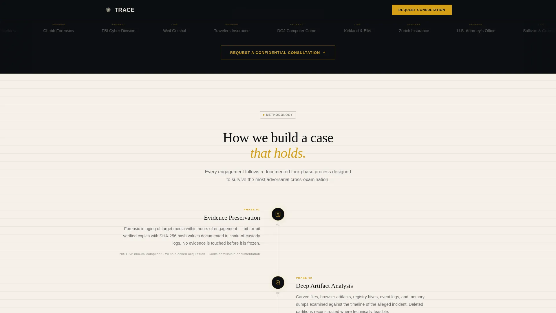 Private Investigation Professional Website Template