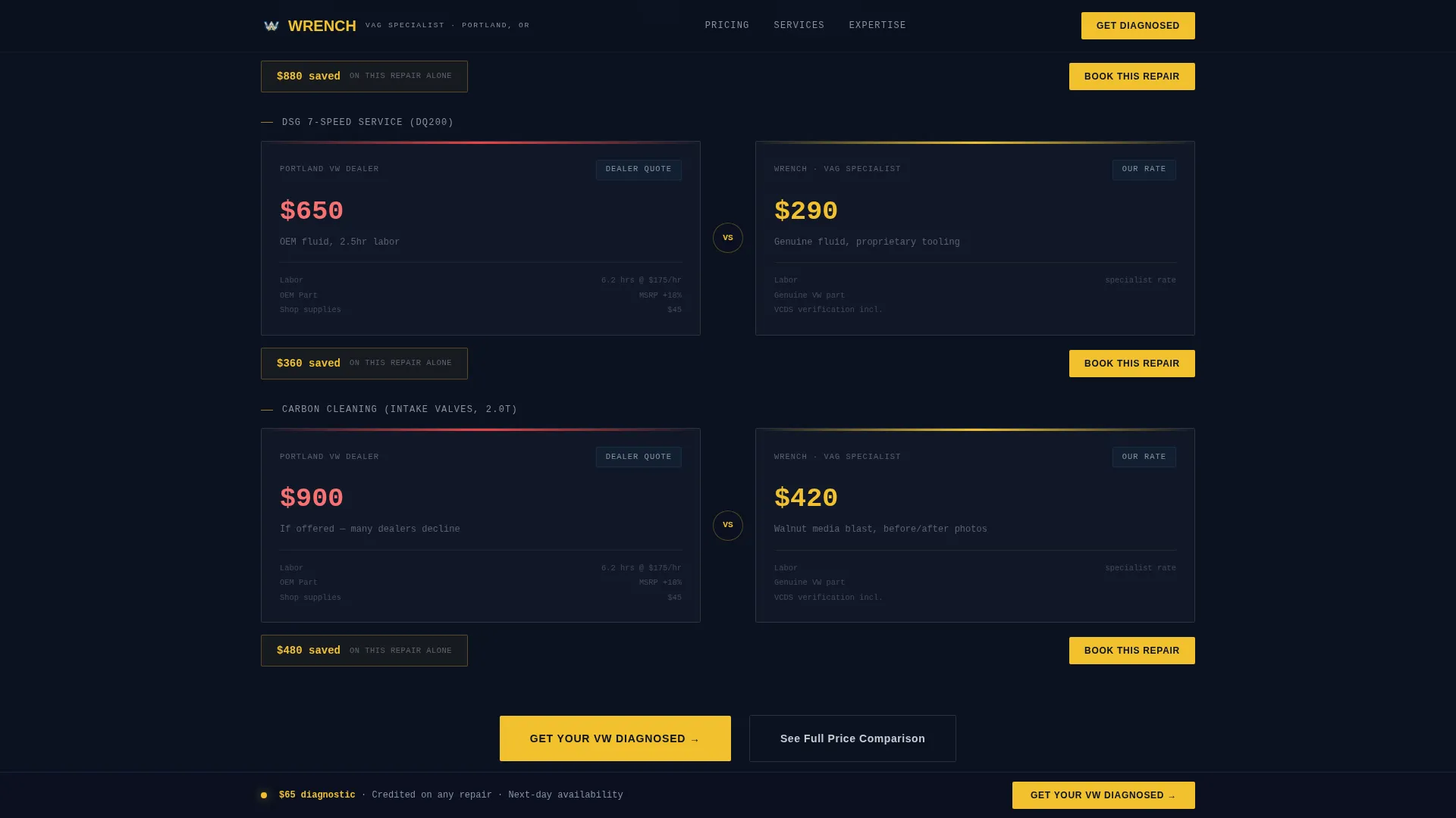 Car Dealership Local Booking Website Template
