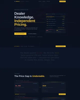 Car Dealership Local Booking Website Template