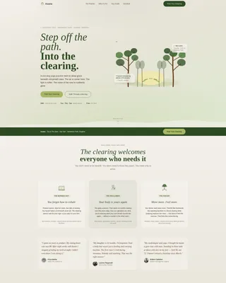 Outdoor & Nature Fitness Professional Website Template
