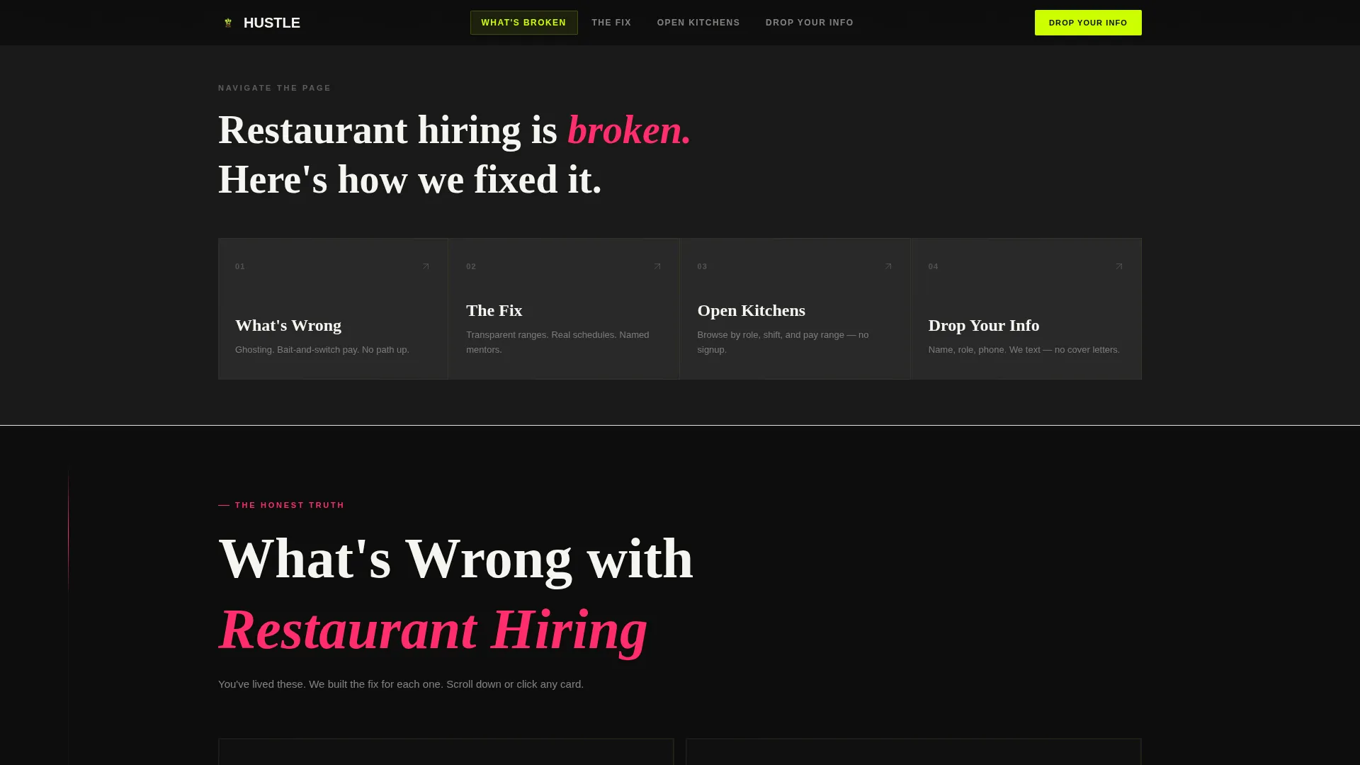 Restaurant Careers & Culinary Job Board Website Template