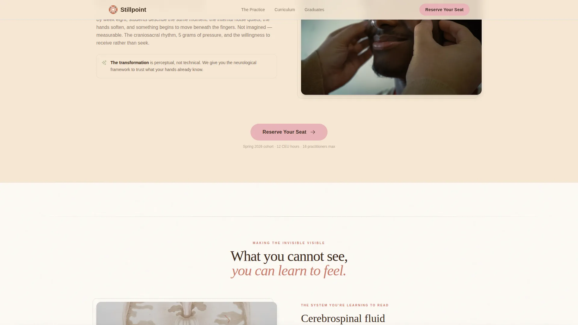 Wellness Modalities Booking Website Template
