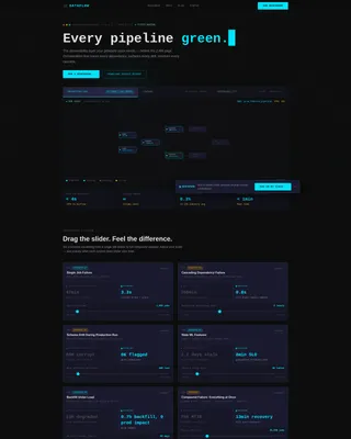 DataOps Technology Professional Website Template