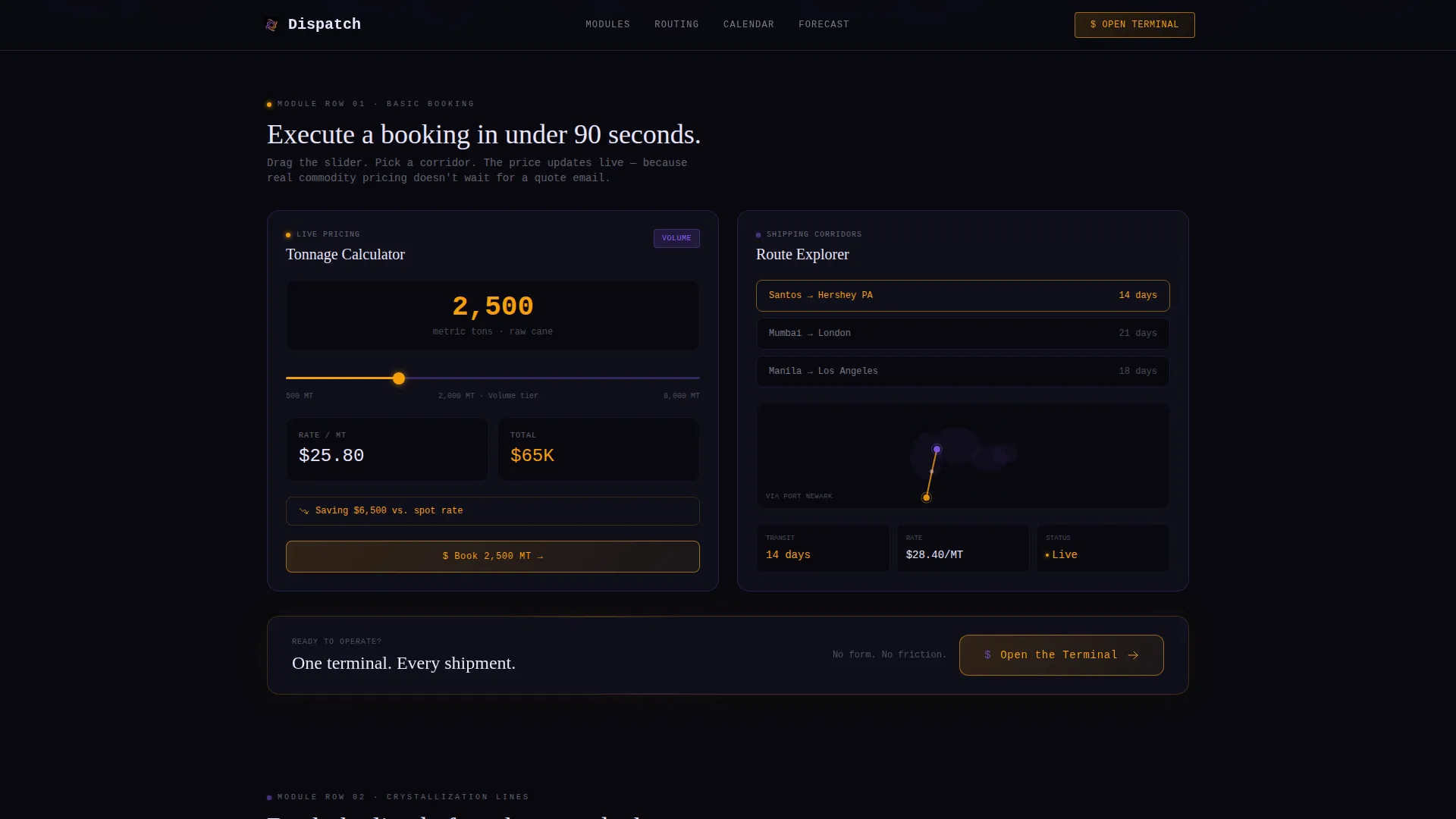 Sugar & Confectionery Vertical SaaS Booking Website Template
