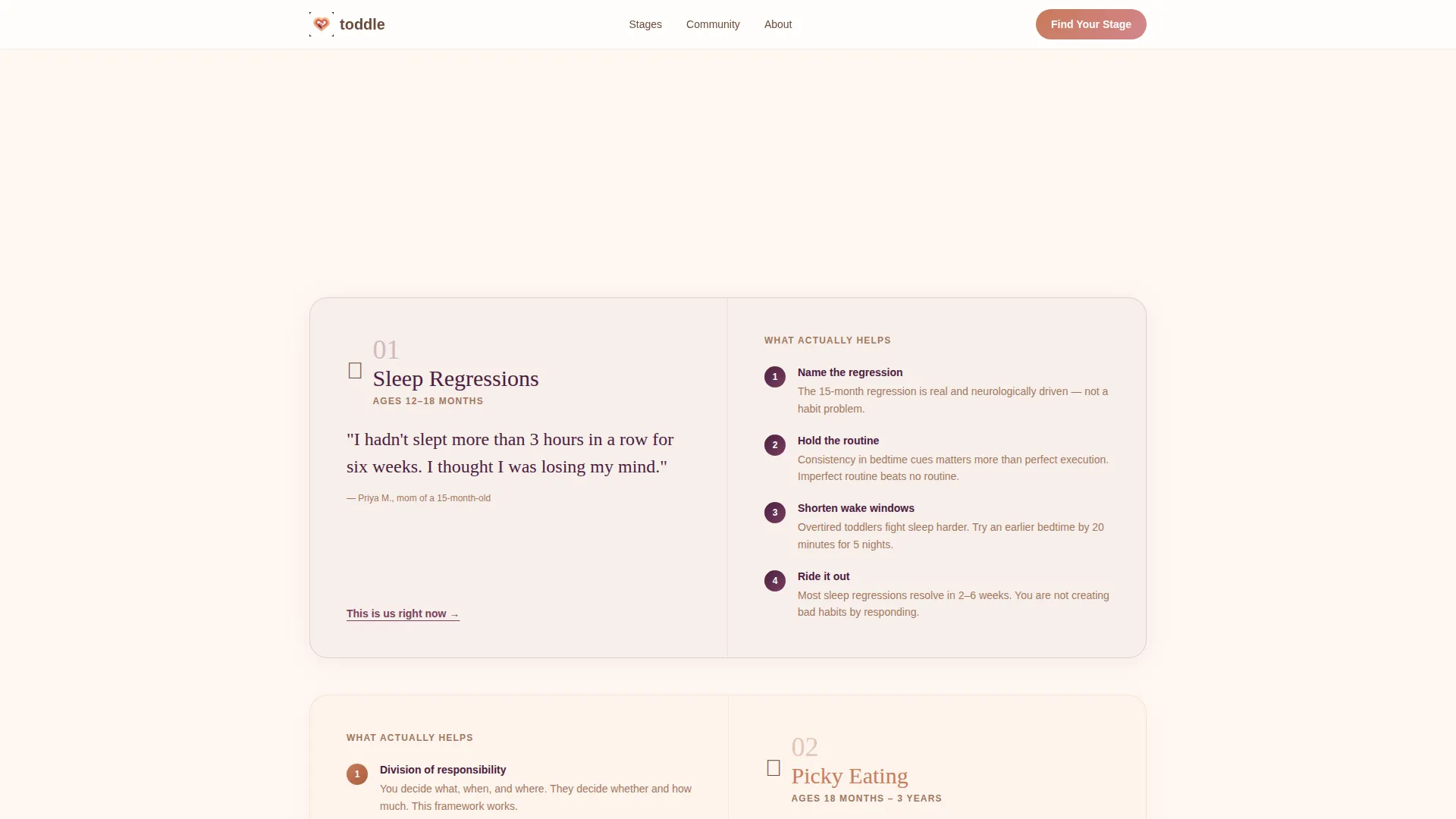 Toddler (1-3) Products & Reviews Website Template