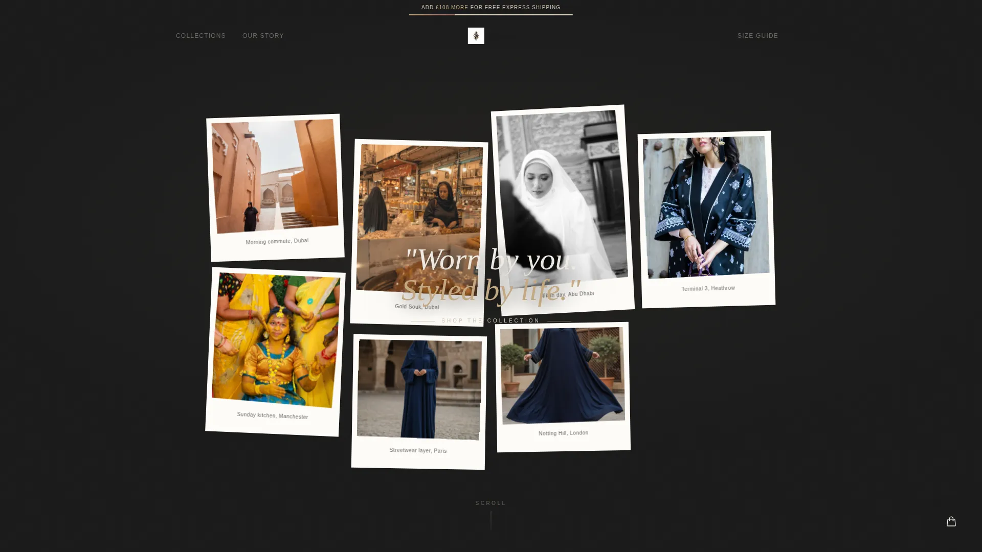 Middle Eastern Specialty Retail Blog Website Template