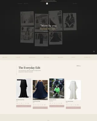 Middle Eastern Specialty Retail Blog Website Template