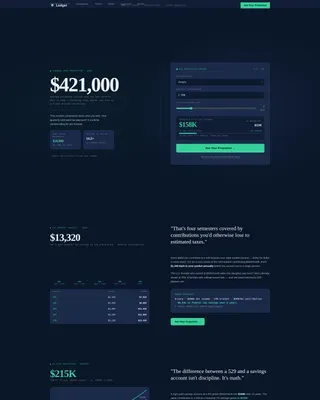 Smart 529 Savings Landing Page Template for Small Business Owners
