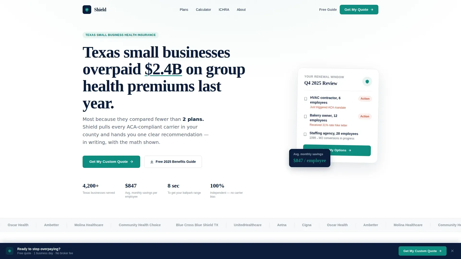 Complete Small Business Owner Insurance Comparison Website Template