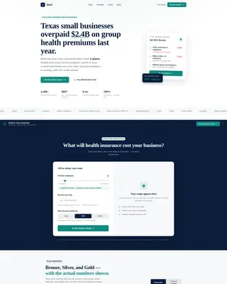Complete Small Business Owner Insurance Comparison Website Template