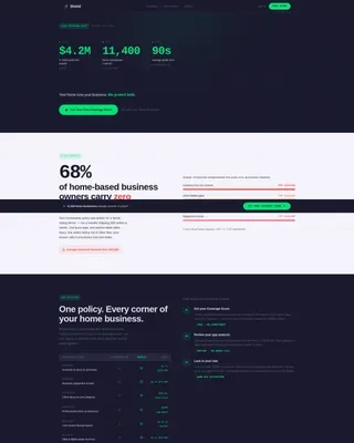Specialist Small Business Owner Insurance Professional Website Template