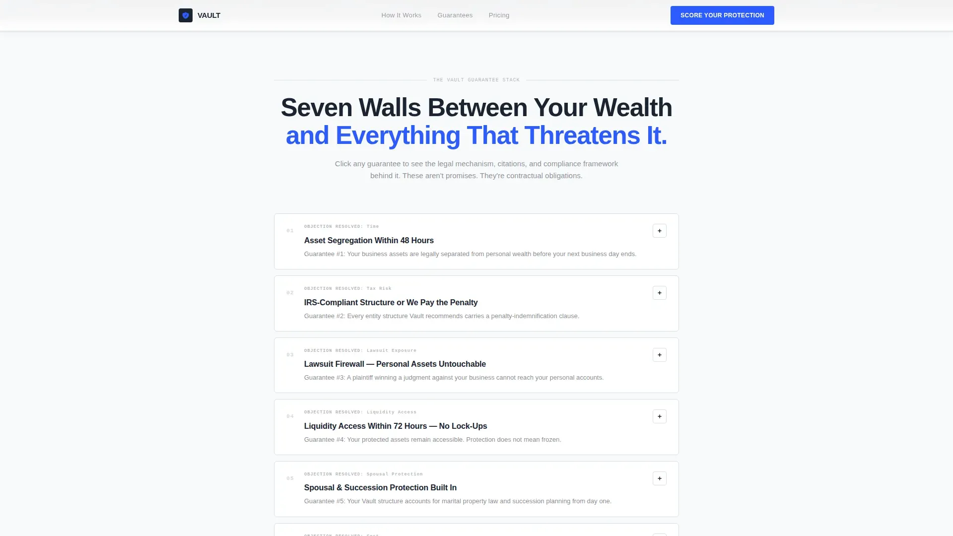 Investment Account Business Landing Page Template