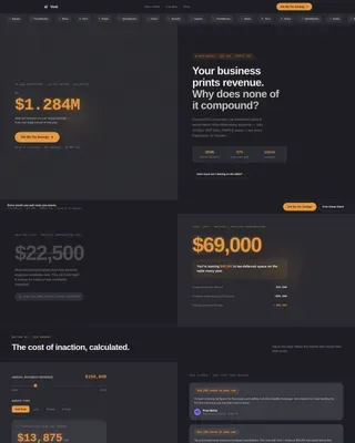 Scalable Startup Retirement Landing Page Template