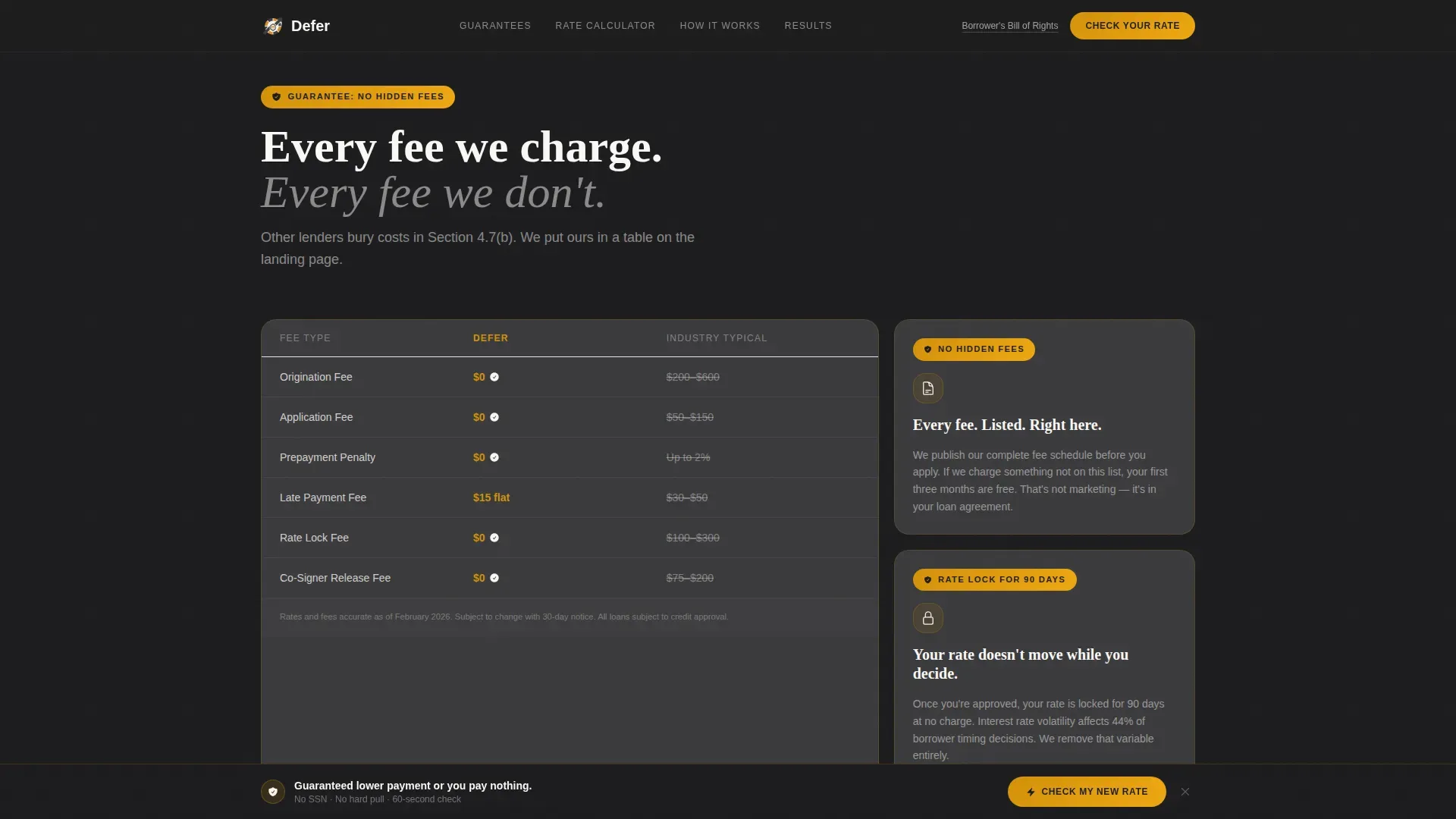 Guarantee-Led Student Loan Provider Landing Page Template