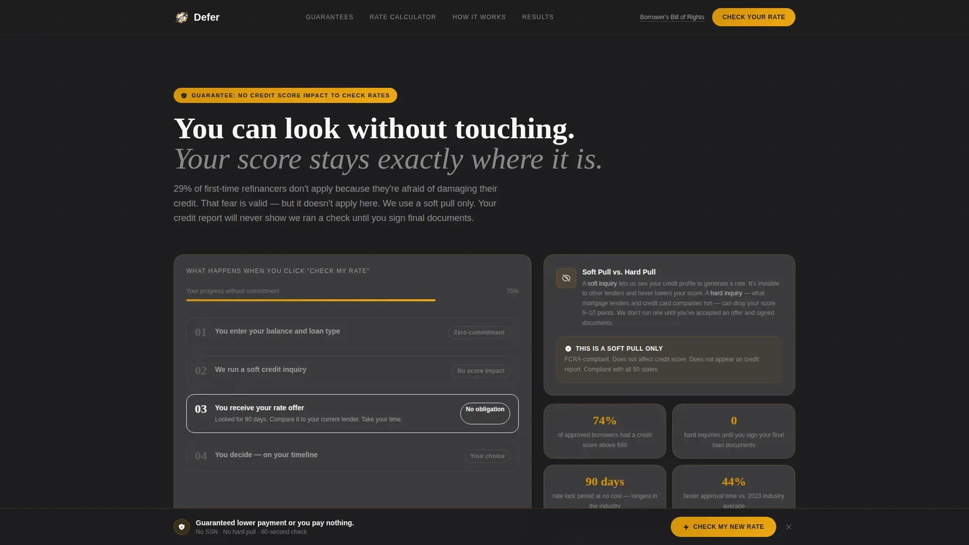 Guarantee-Led Student Loan Provider Landing Page Template