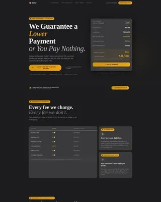 Guarantee-Led Student Loan Provider Landing Page Template