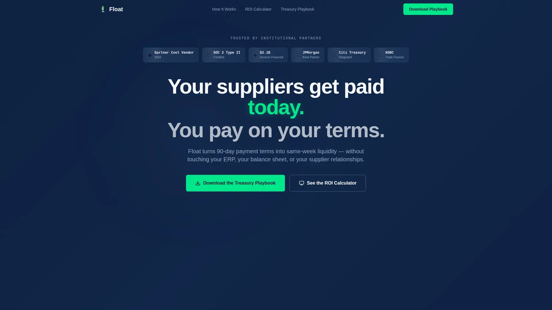 Invoice Liquidity Landing Page Template