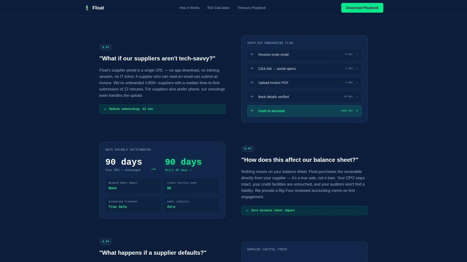 Invoice Liquidity Landing Page Template