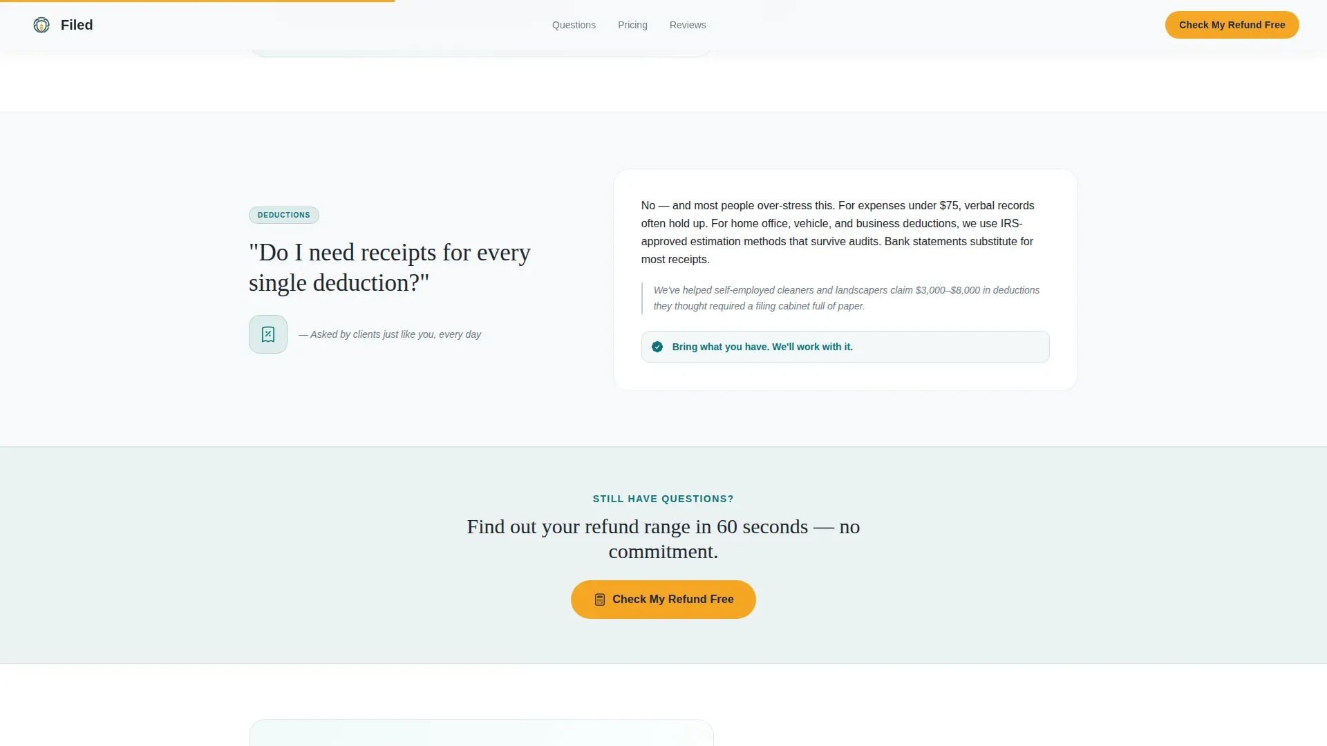 Maximum Refund Tax Preparation Landing Page Template