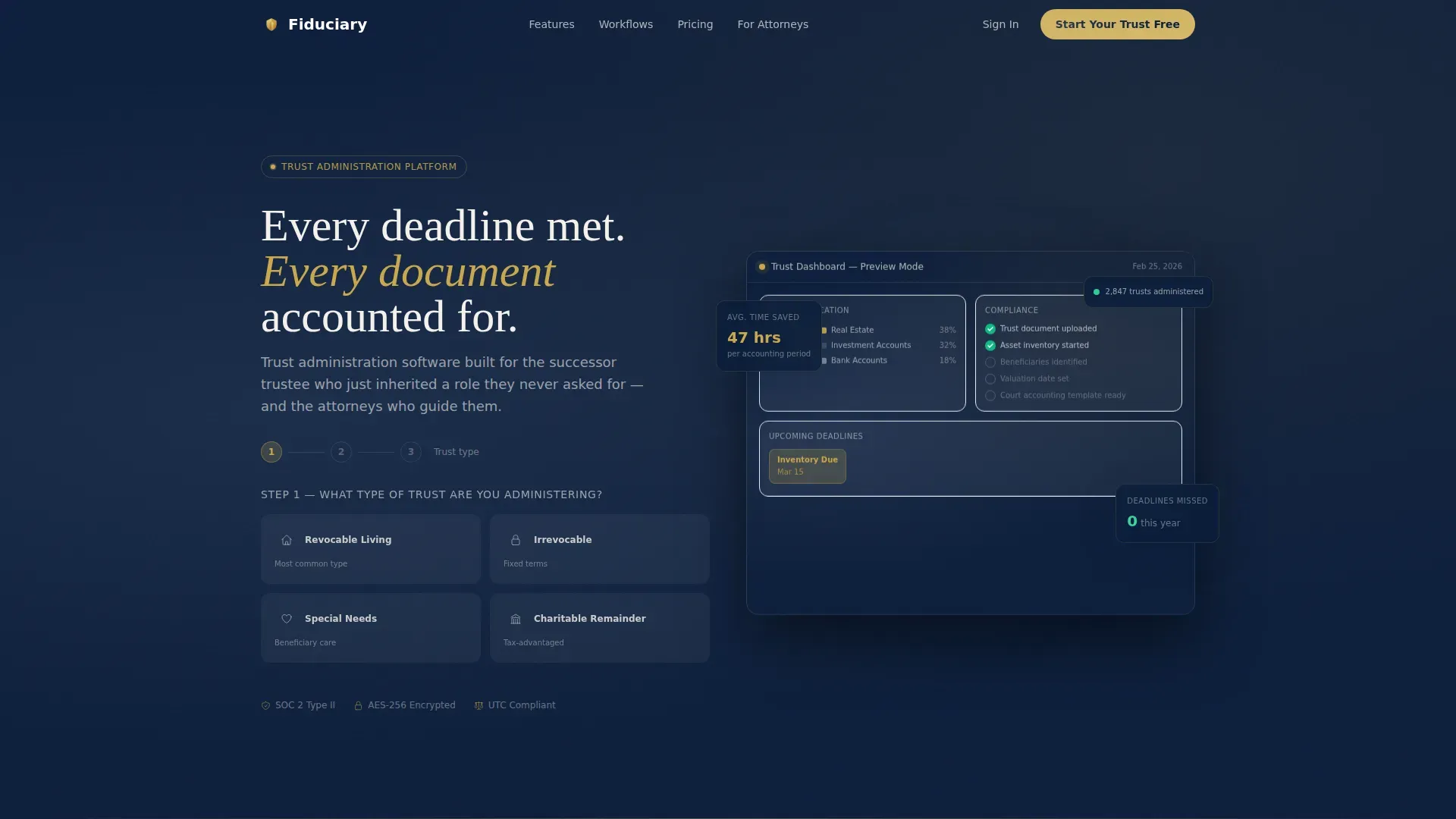 Estate & Succession Planning Comparison Website Template