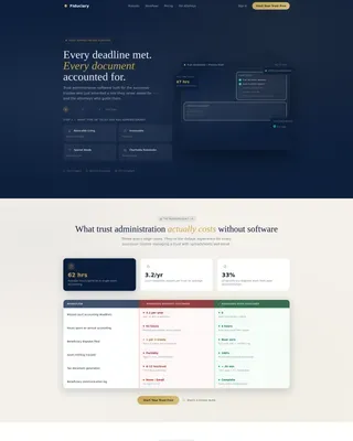 Estate & Succession Planning Comparison Website Template