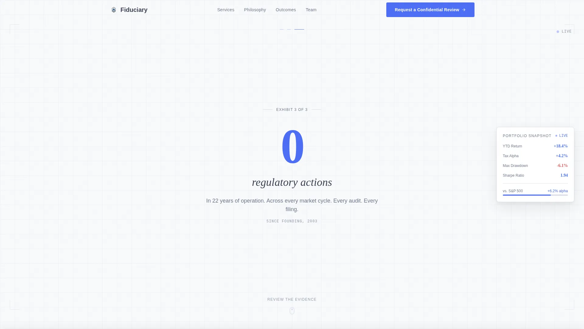 Wealth Management Landing Page Template