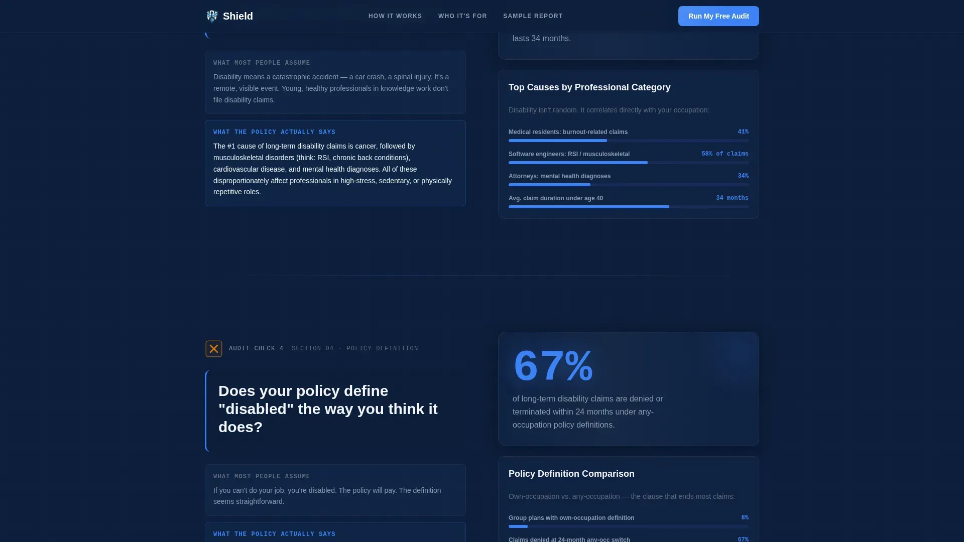 Young Professional Insurance Professional Website Template
