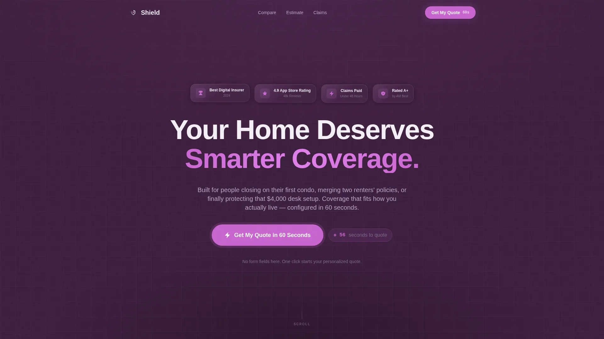 Young Professional Insurance Pre-Launch Website Template