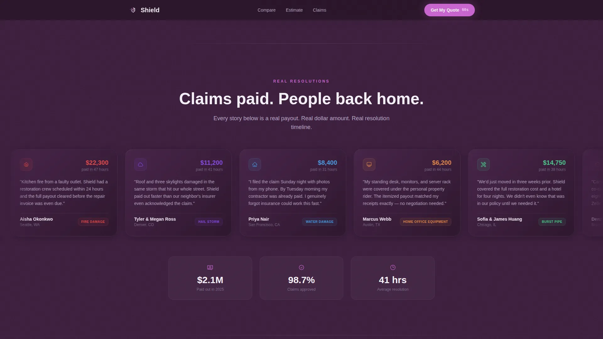 Young Professional Insurance Pre-Launch Website Template