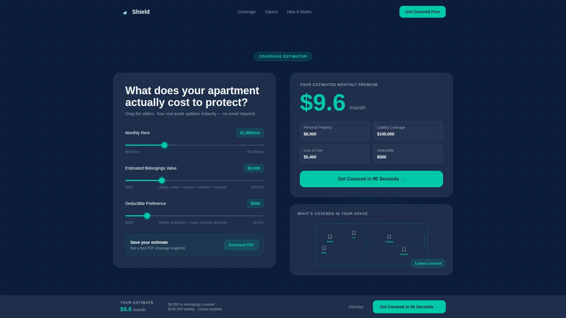 Young Professional Insurance Specialist Professional Website Template