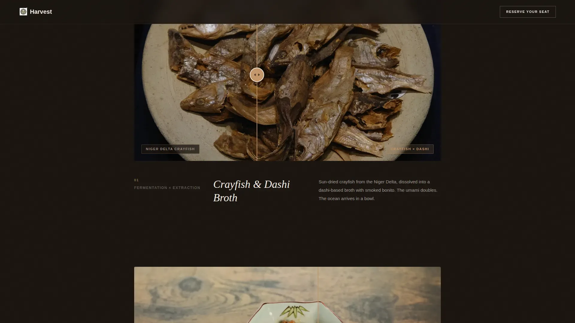 African Fusion Restaurant Landing Page Template