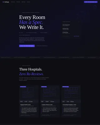 Healthcare & Hospital Design Directory Website Template