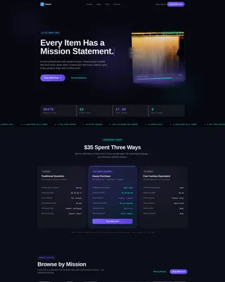 Nonprofit Digital Presence Comparison Website Template