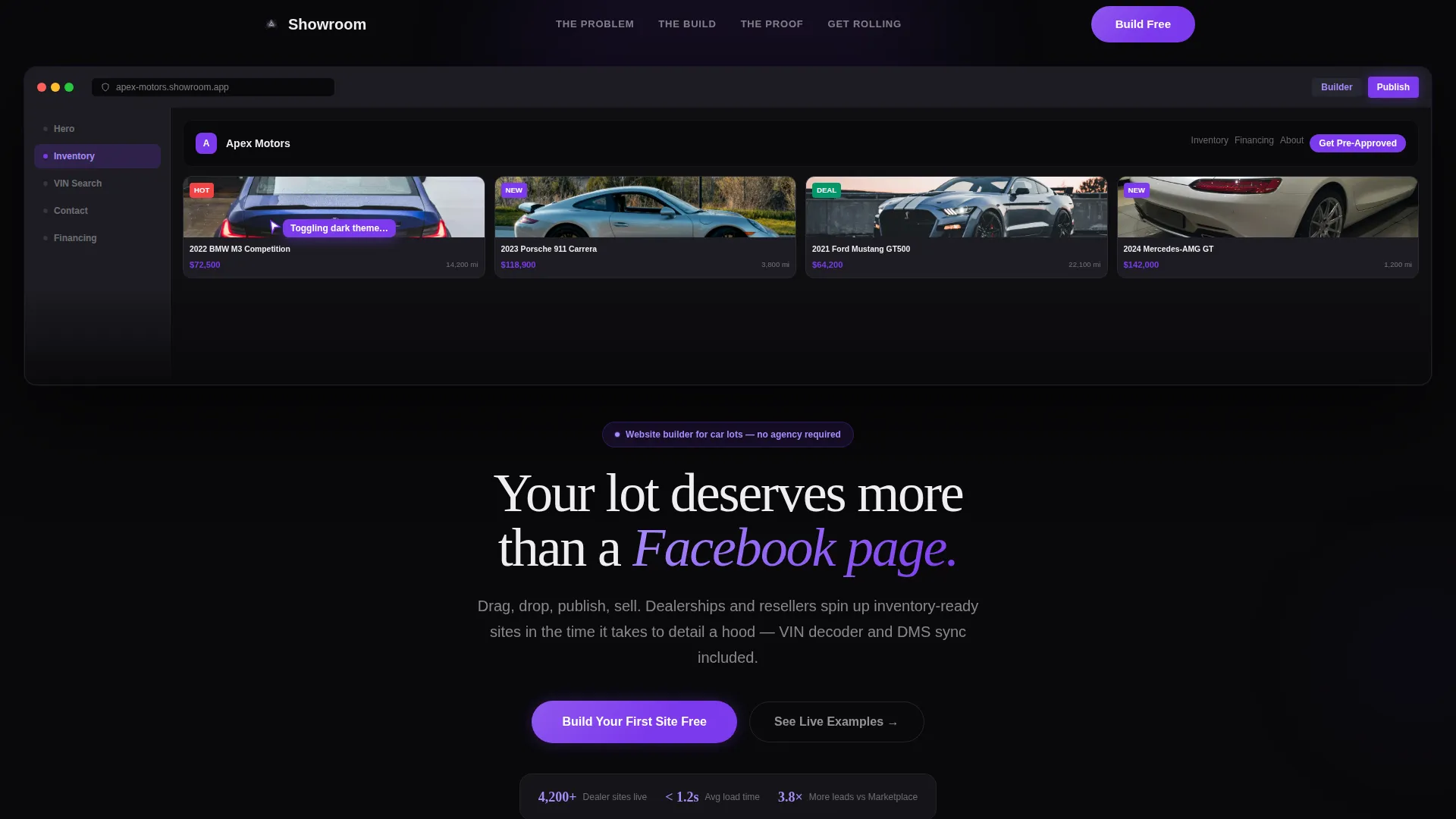 Automotive Software & SaaS Professional Website Template