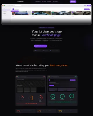 Automotive Software & SaaS Professional Website Template
