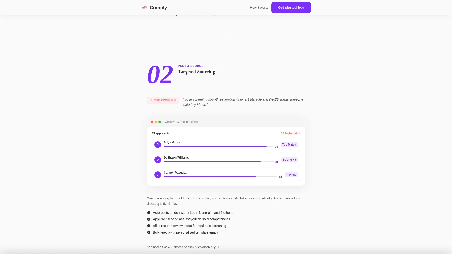 Streamlined Nonprofit | Free Website Template | Rocket