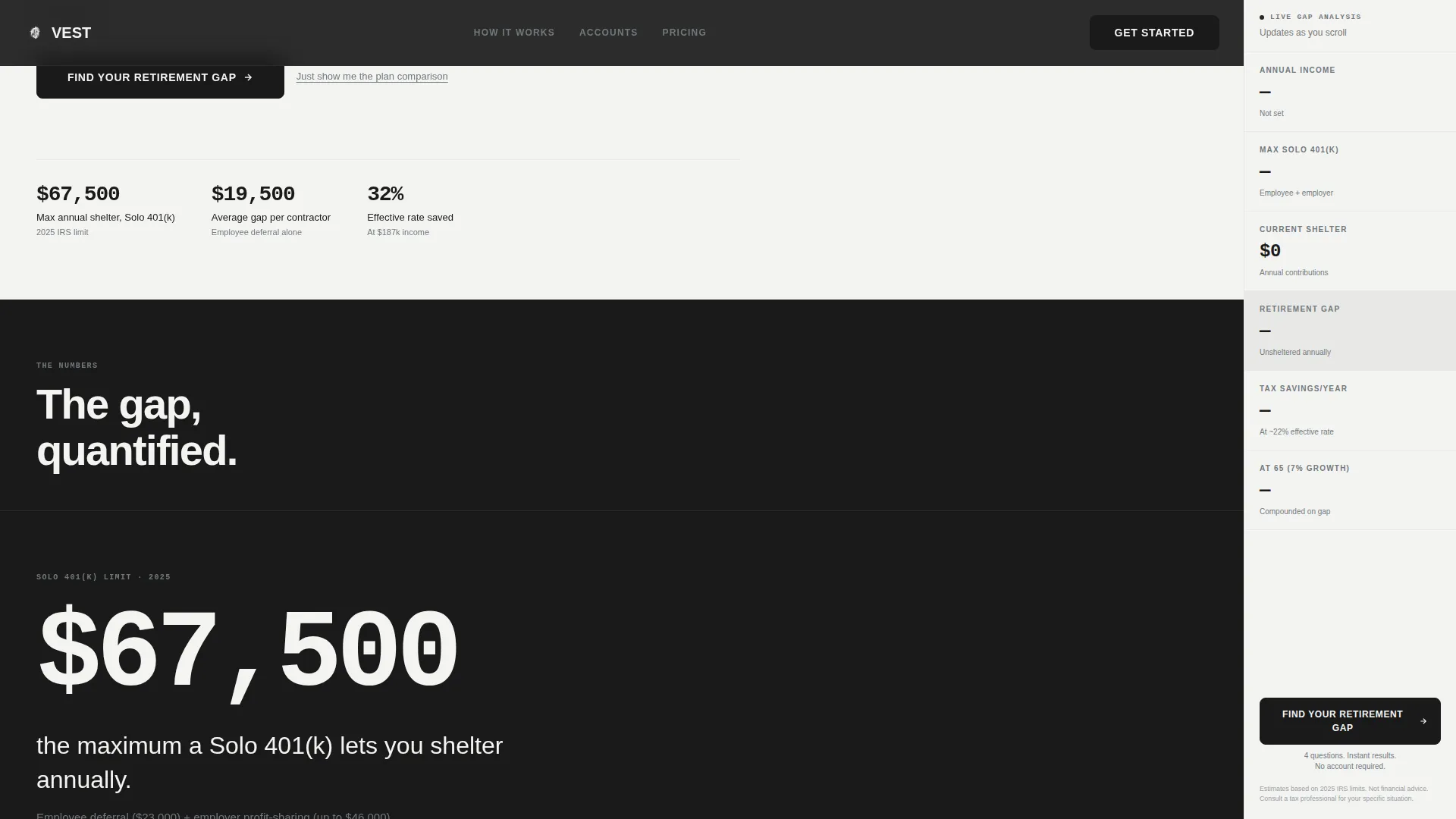 Freelancer Finance Professional Website Template