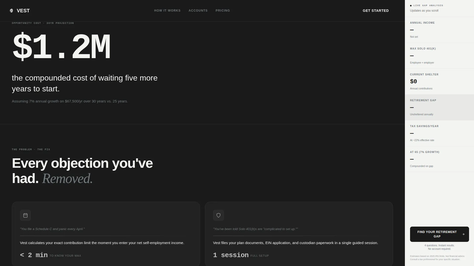 Freelancer Finance Professional Website Template