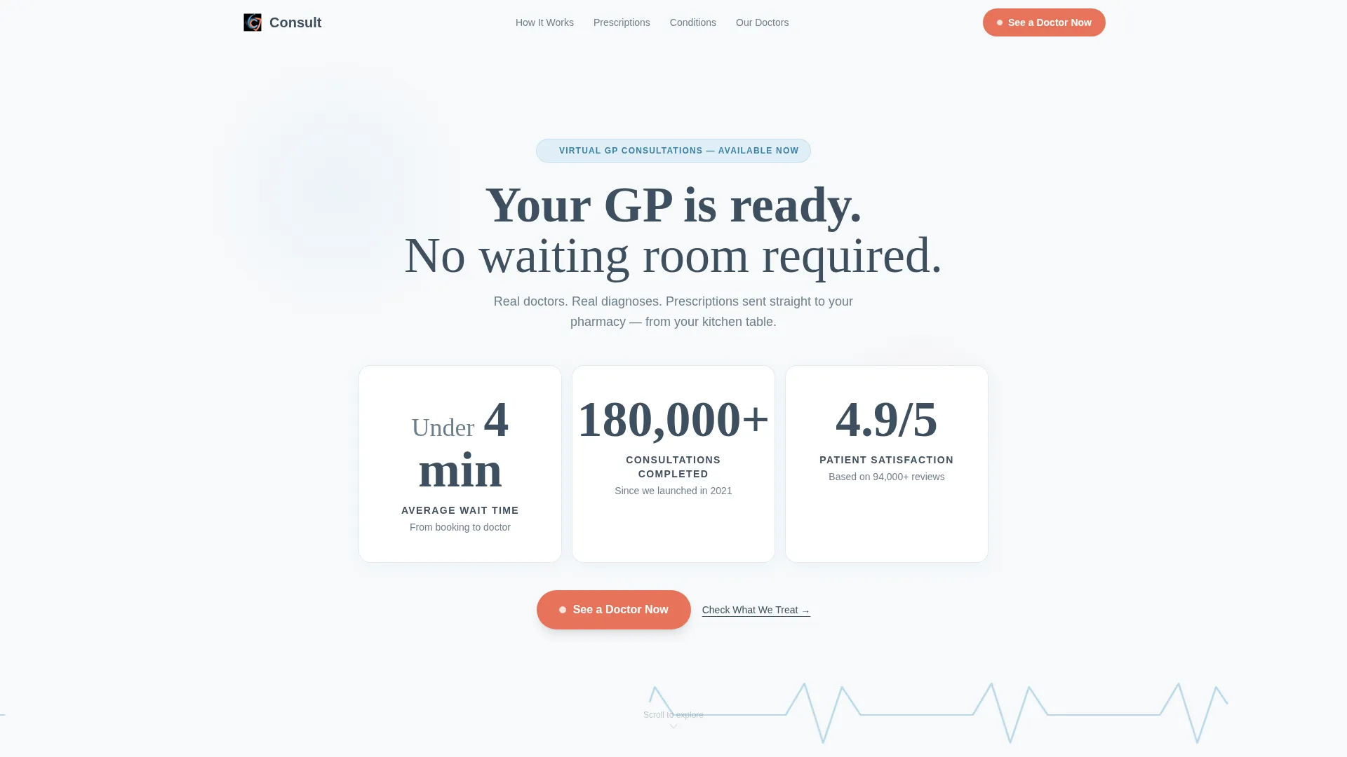 General Practitioner Professional Website Template