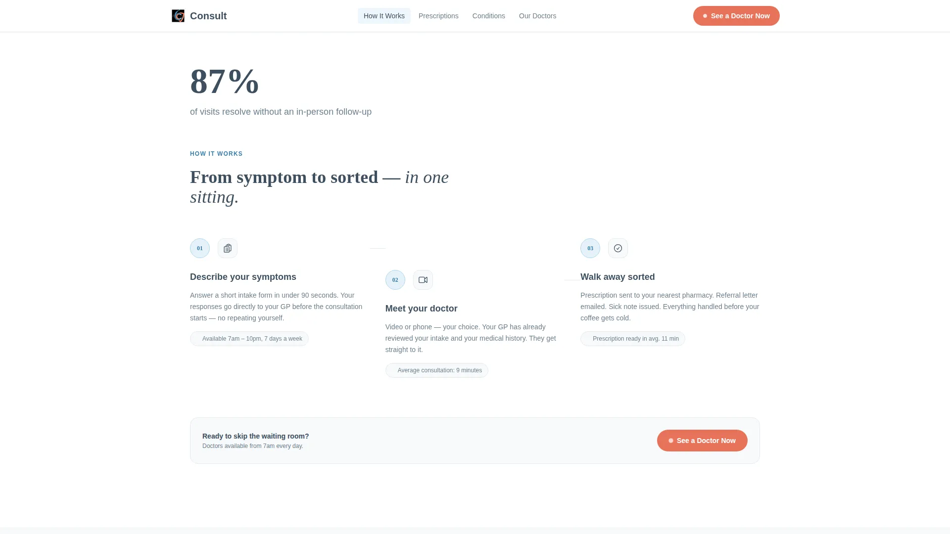 General Practitioner Professional Website Template