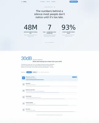 Hearing & Audiology Professional Website Template
