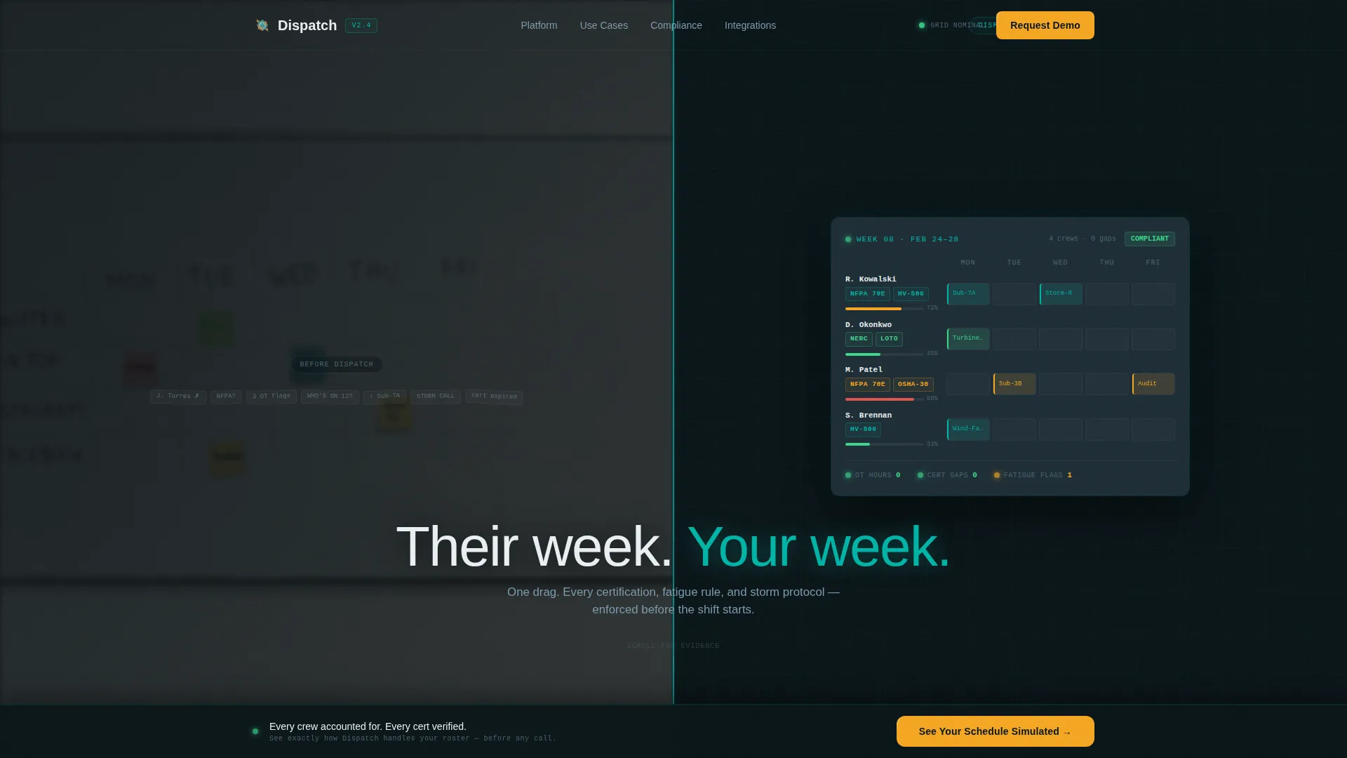 Energy Software & SaaS Booking Website Template