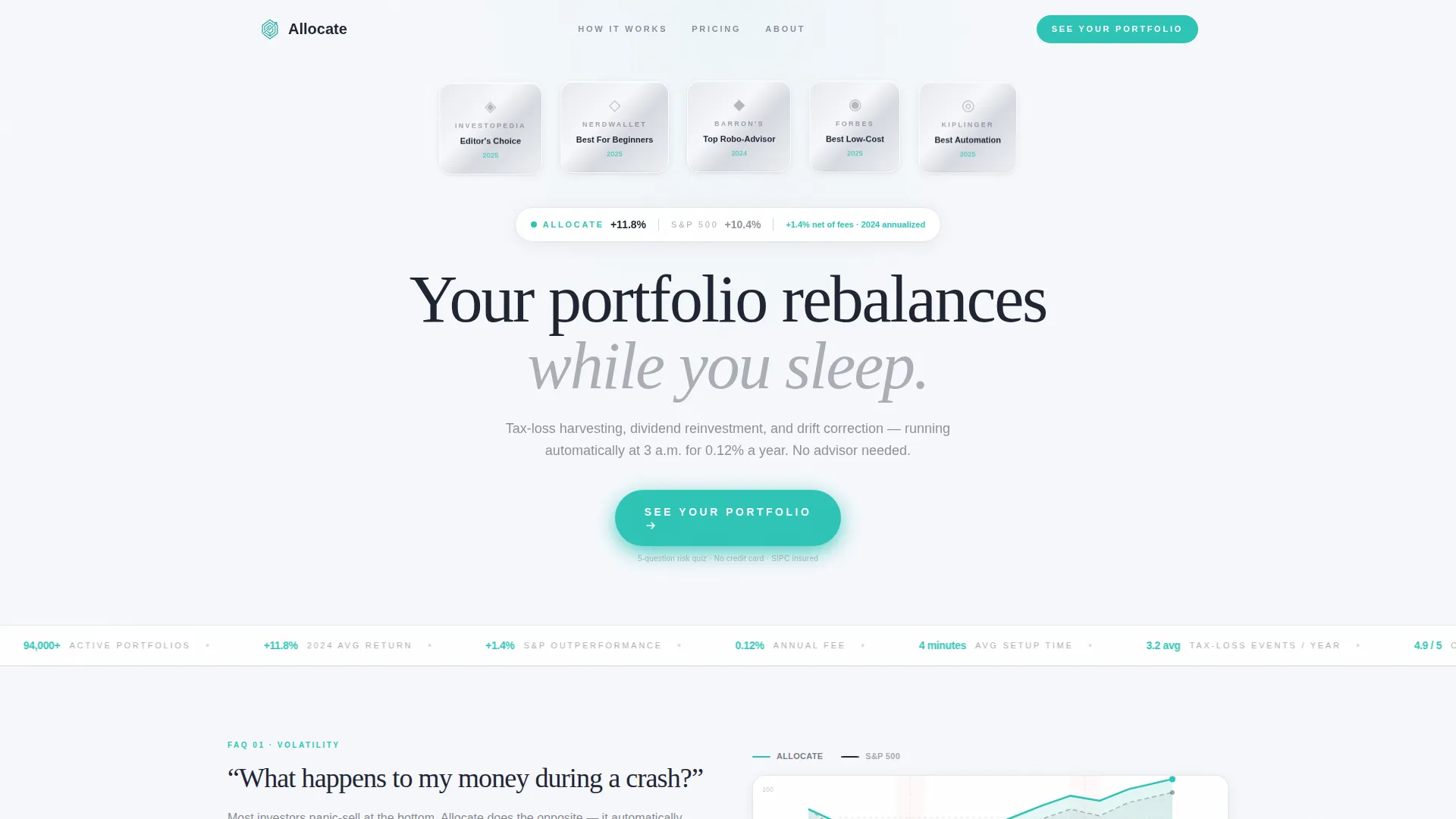 Wealth Management & Advisory FAQ Website Template