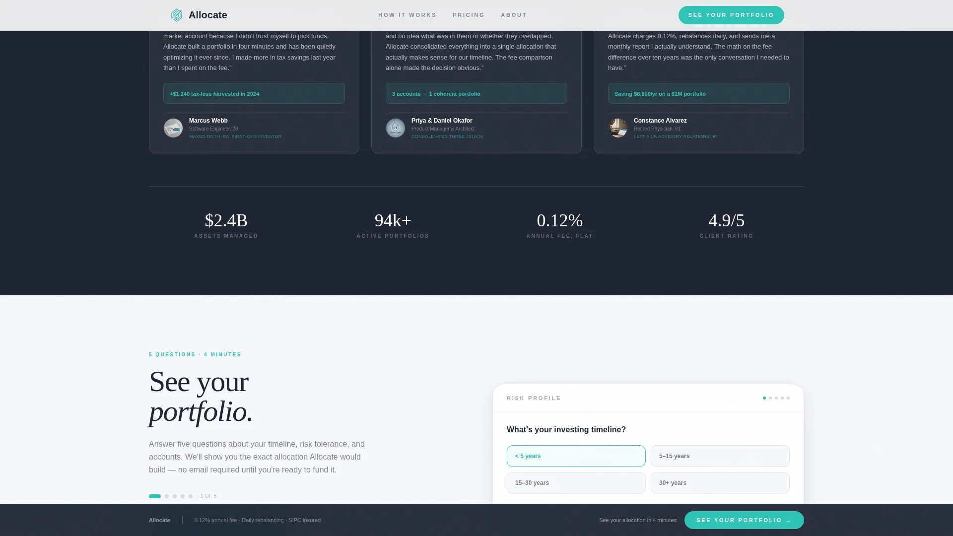 Wealth Management & Advisory FAQ Website Template