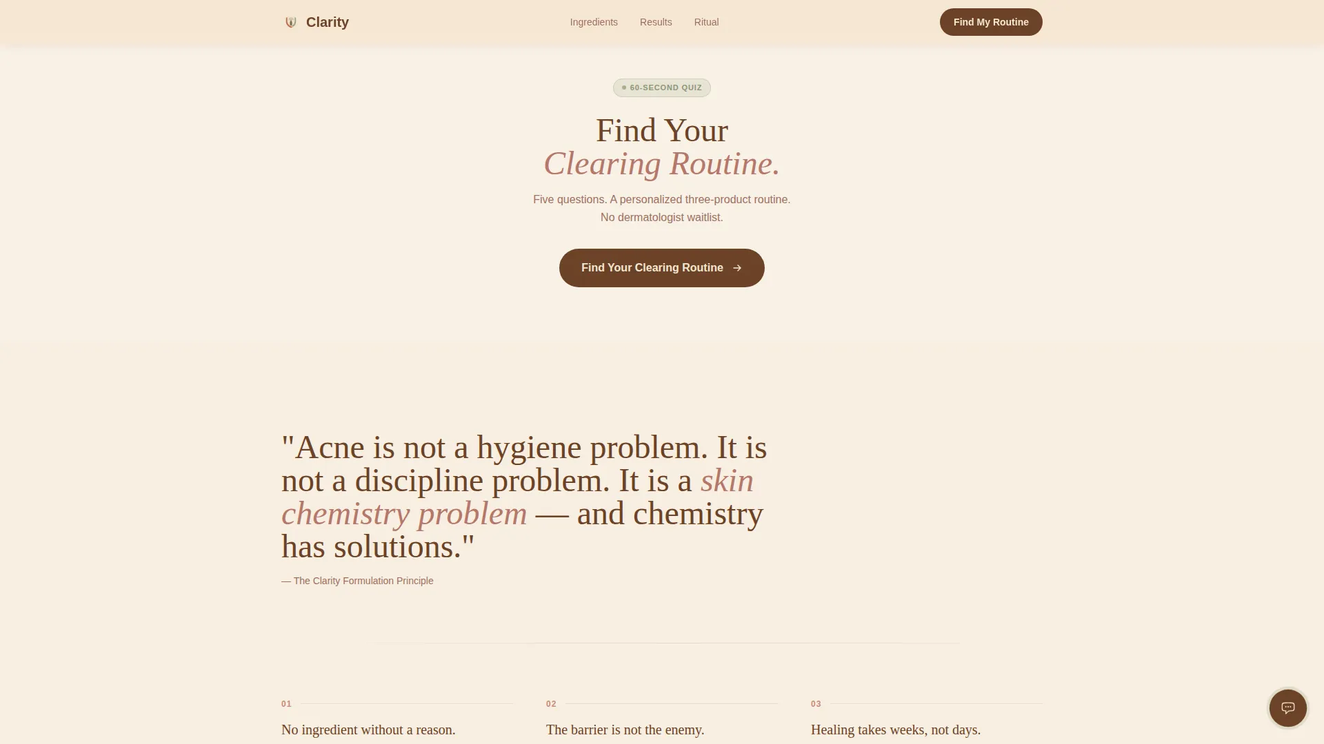 Inclusive Beauty & Skincare Reviews Website Template