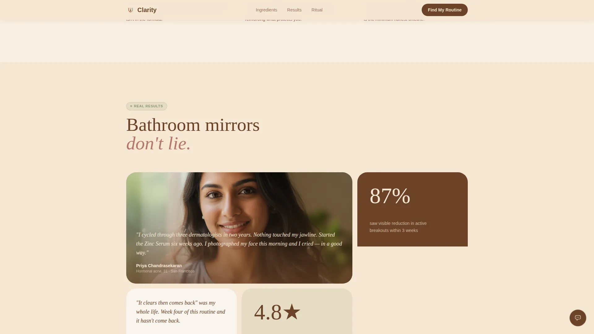 Inclusive Beauty & Skincare Reviews Website Template