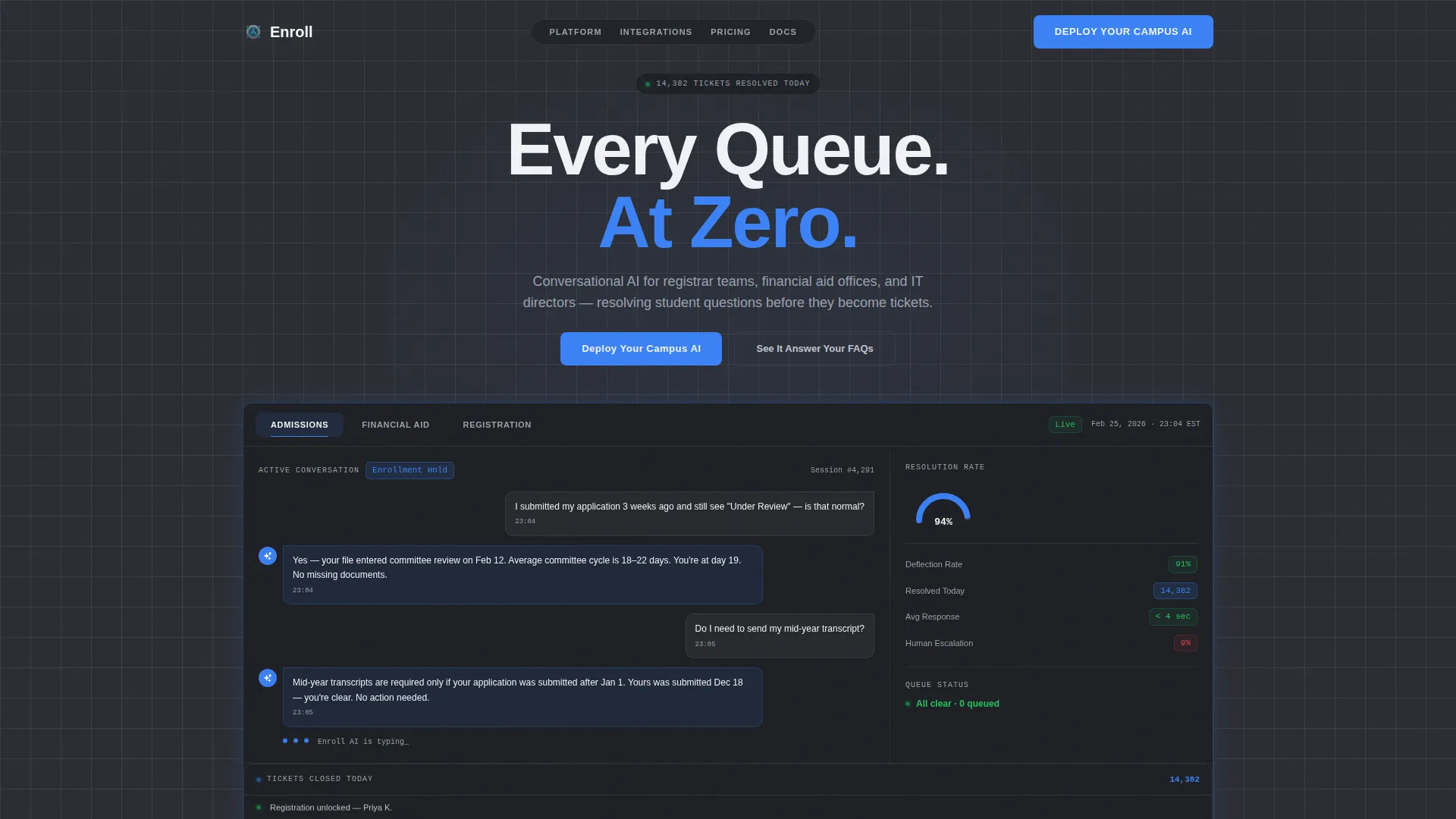 AI for Higher Education Directory Website Template